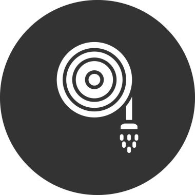 Hortum borusu basit simge, vektör çizimi