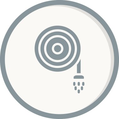 Hortum borusu basit simge, vektör çizimi