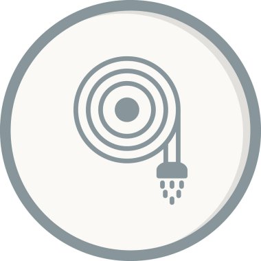 Hortum borusu basit simge, vektör çizimi