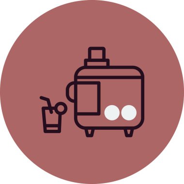 Meyve suyu. Web simgesi basit illüstrasyon 