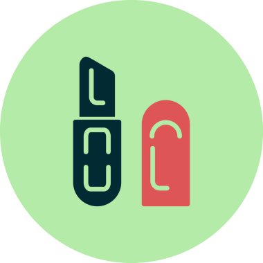 dudak kremi vektör simgesi