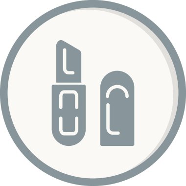 dudak kremi vektör simgesi