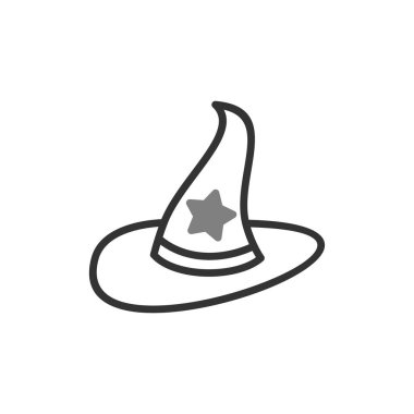  Şapka simgesi vektör illüstrasyonu