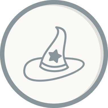  Şapka simgesi vektör illüstrasyonu