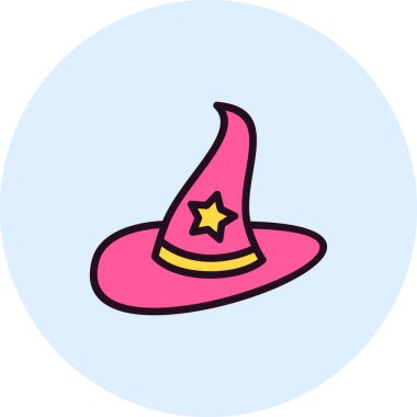  Şapka simgesi vektör illüstrasyonu