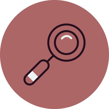 Büyütme cam simgesi, modern vektör illüstrasyon tasarımı.