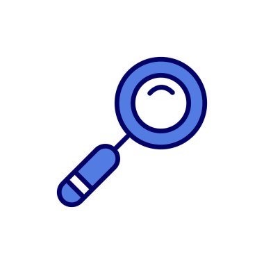 Büyütme cam simgesi, modern vektör illüstrasyon tasarımı.