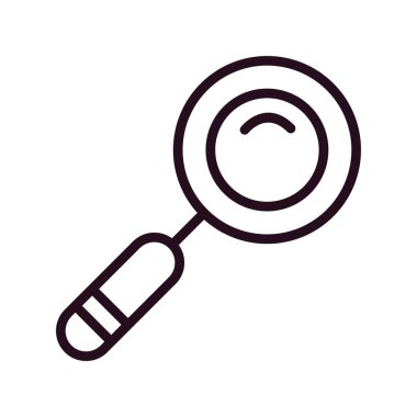 Büyütme cam simgesi, modern vektör illüstrasyon tasarımı.