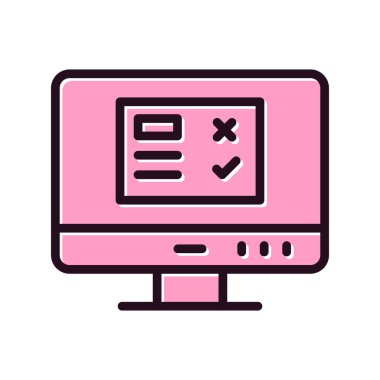 tıbbi rapor simgesi, vektör illüstrasyonu