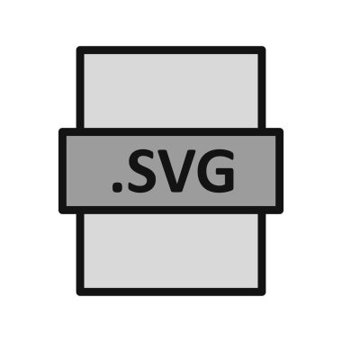 Modern dijital dosya simgesinin vektör illüstrasyonu