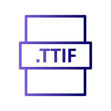 Modern dijital dosya simgesinin vektör illüstrasyonu