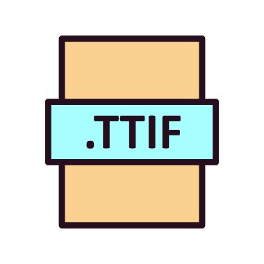 Modern dijital dosya simgesinin vektör illüstrasyonu