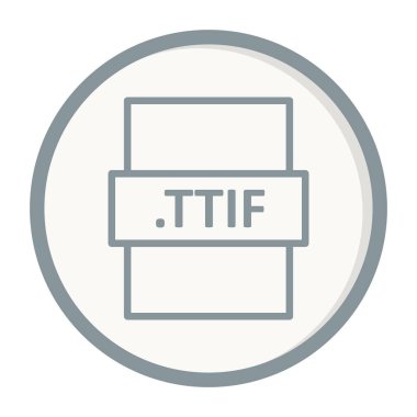 Modern dijital dosya simgesinin vektör illüstrasyonu