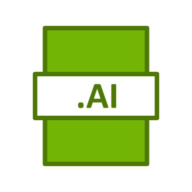 .ai dosya biçimi simgesi, vektör çizimi