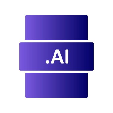 .ai dosya biçimi simgesi, vektör çizimi