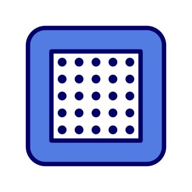 Nikotin yaması vektör illüstrasyonu