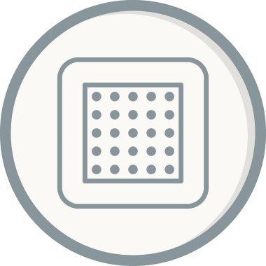 Nikotin yaması vektör illüstrasyonu