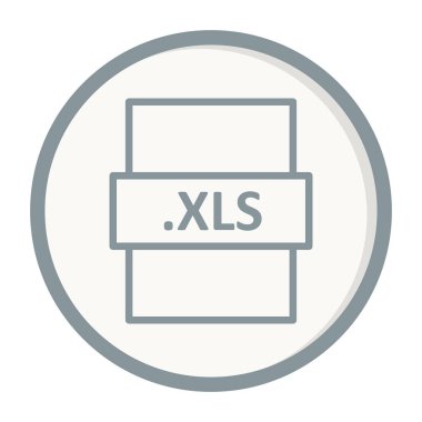 Dosya biçimi simgesinin basit tasarımı