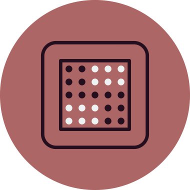 Nikotin Yaması simgesinin vektör çizimi