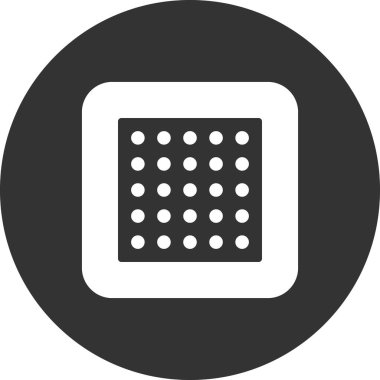 Nikotin Yaması simgesinin vektör çizimi