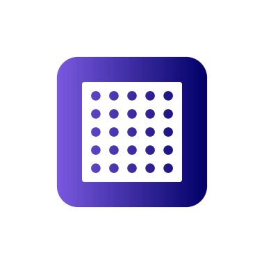 Nikotin Yaması simgesinin vektör çizimi