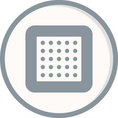 Nikotin Yaması simgesinin vektör çizimi