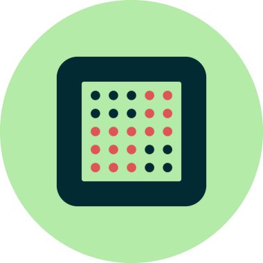 Nikotin Yaması simgesinin vektör çizimi