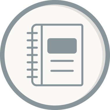 Not defteri simgesi vektör çizim 