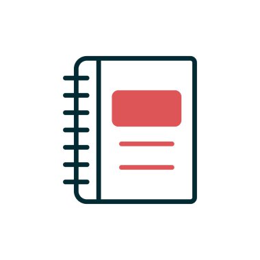 Not defteri simgesi vektör çizim 