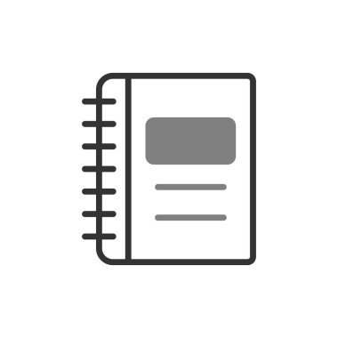 Not defteri simgesi vektör çizim 