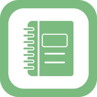 Not defteri simgesi vektör çizim 