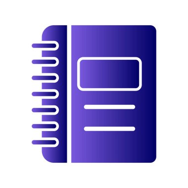 Not defteri simgesi vektör çizim 