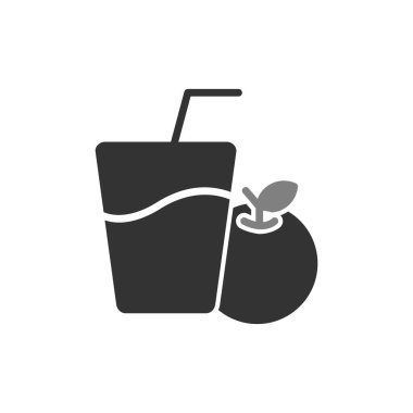 Meyve suyu. Web simgesi basit illüstrasyon 