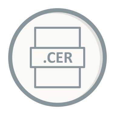 Modern dijital dosya simgesinin vektör illüstrasyonu