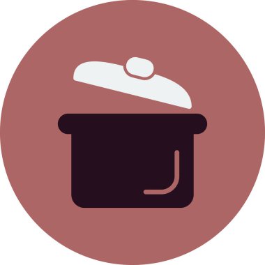 Pot simge vektör çizim 