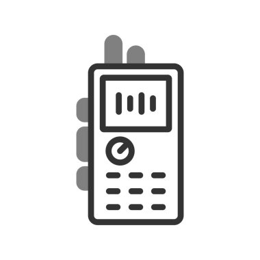 Kayıt Oynatıcı simgesi vektör illüstrasyonu