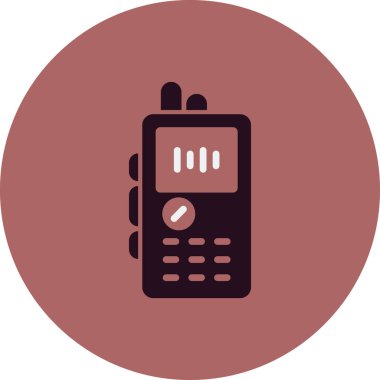 Kayıt Oynatıcı simgesi vektör illüstrasyonu