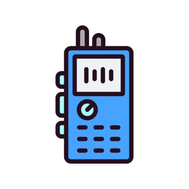 Kayıt Oynatıcı simgesi vektör illüstrasyonu