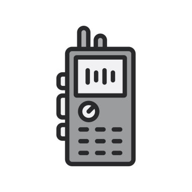 Kayıt Oynatıcı simgesi vektör illüstrasyonu