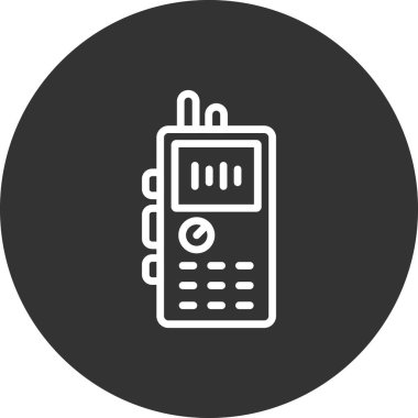 Kayıt Oynatıcı simgesi vektör illüstrasyonu