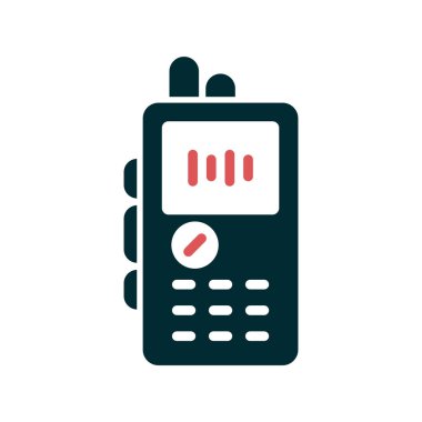 Kayıt Oynatıcı simgesi vektör illüstrasyonu