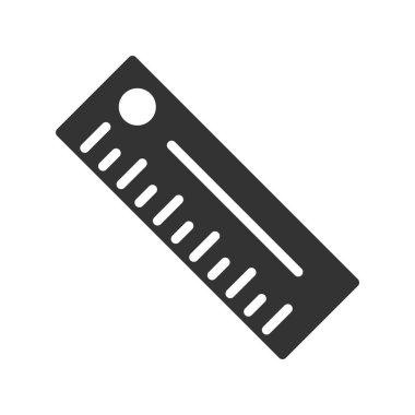 cetvel simgesi, vektör illüstrasyonu