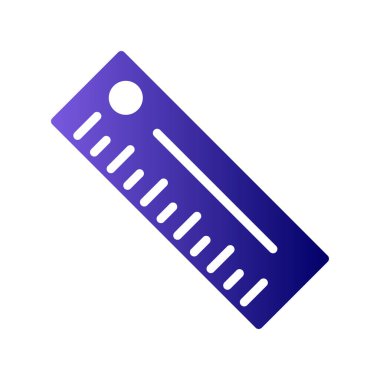 cetvel simgesi, vektör illüstrasyonu