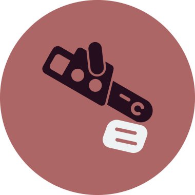 Simge vektör illüstrasyonu kesiliyor