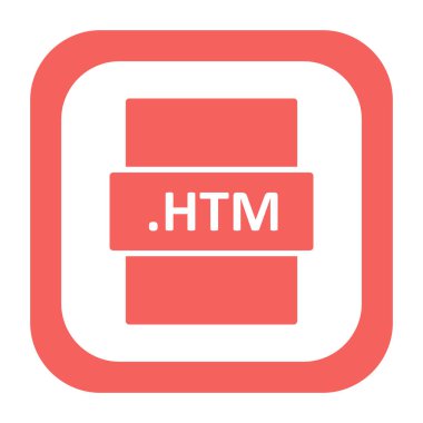 .HTML dosya biçimi simgesi, vektör illüstrasyonu