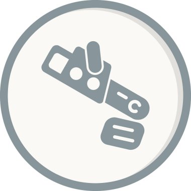 Simge vektör illüstrasyonu kesiliyor