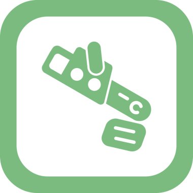 Simge vektör illüstrasyonu kesiliyor