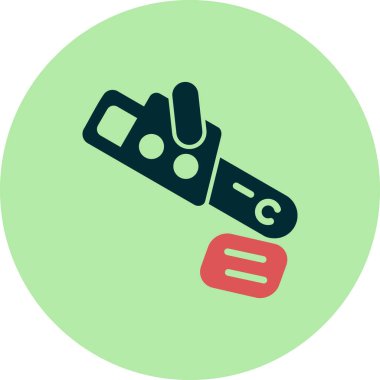 Simge vektör illüstrasyonu kesiliyor