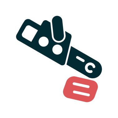 Simge vektör illüstrasyonu kesiliyor