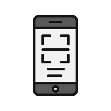 cep telefonu vektör resimleme  